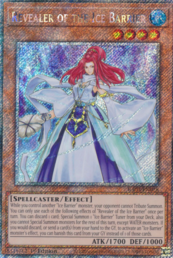 Revealer of the Ice Barrier - RA03-EN028 - Platinum Secret Rare 1st Edition