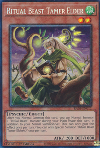 Ritual Beast Tamer Elder - RA03-EN012 - Collector's Rare 1st Edition