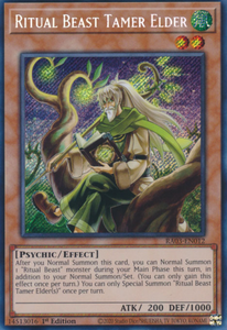 Ritual Beast Tamer Elder - RA03-EN012 - Secret Rare 1st Edition