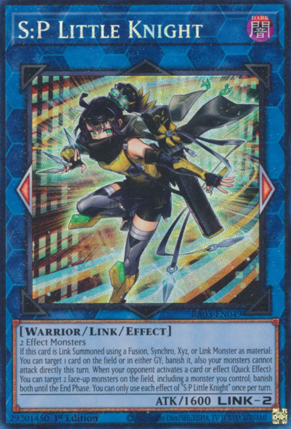 S:P Little Knight - RA03-EN049 - Collector's Rare 1st Edition