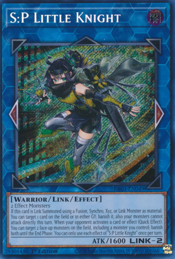 S:P Little Knight - RA03-EN049 - Secret Rare 1st Edition