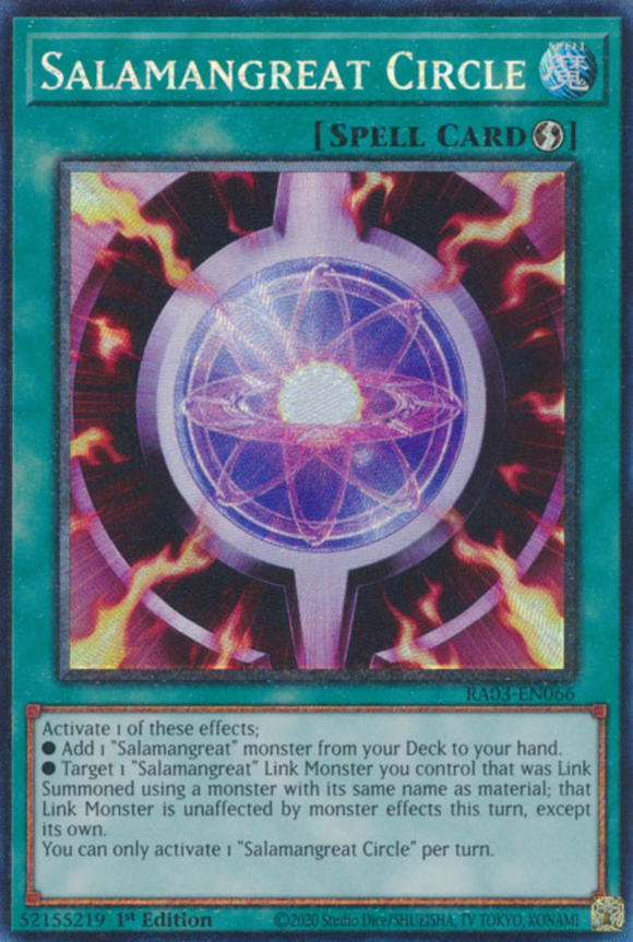 Salamangreat Circle - RA03-EN066 - Collector's Rare 1st Edition