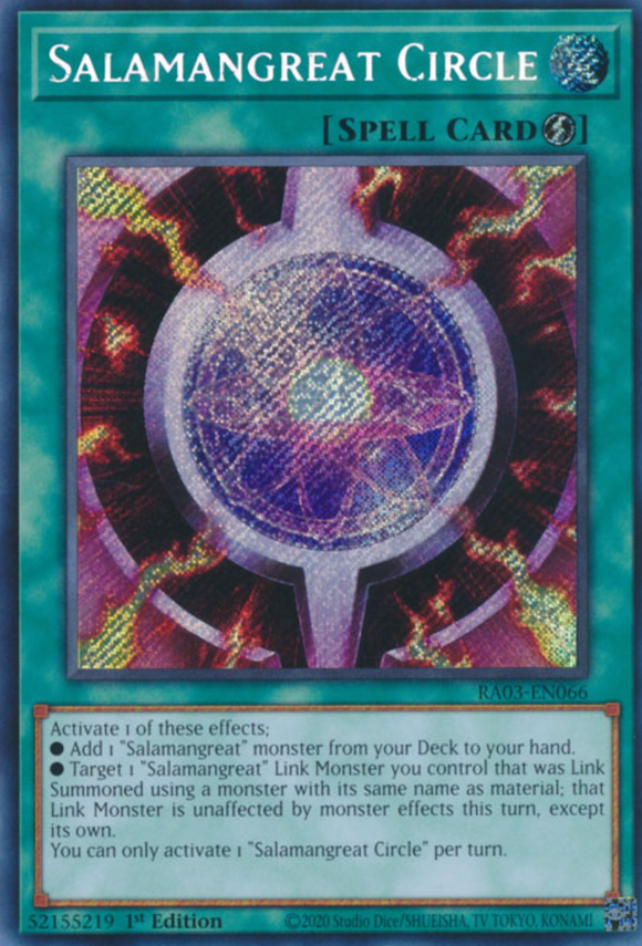 Salamangreat Circle - RA03-EN066 - Secret Rare 1st Edition