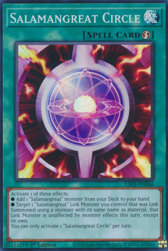 Salamangreat Circle - RA03-EN066 - Super Rare 1st Edition