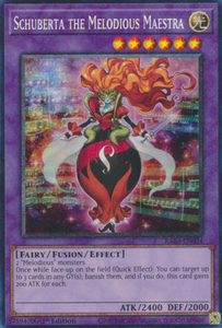 Schuberta the Melodious Maestra - RA03-EN034 - Collector's Rare 1st Edition