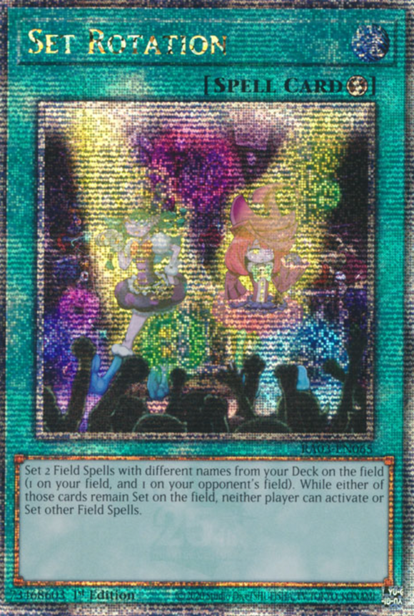 Set Rotation - RA03-EN065 - Quarter Century Rare 1st Edition