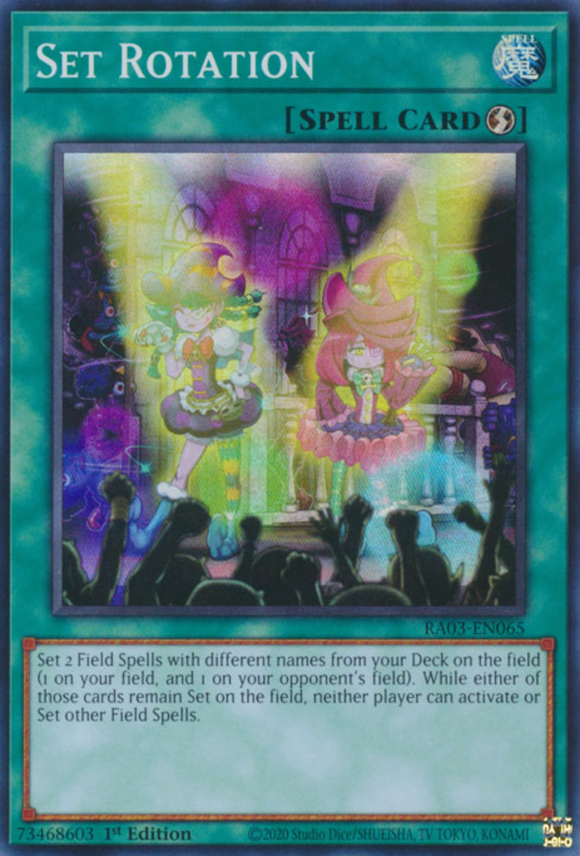 Set Rotation - RA03-EN065 - Super Rare 1st Edition