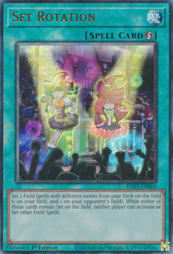 Set Rotation - RA03-EN065 - Ultimate Rare 1st Edition
