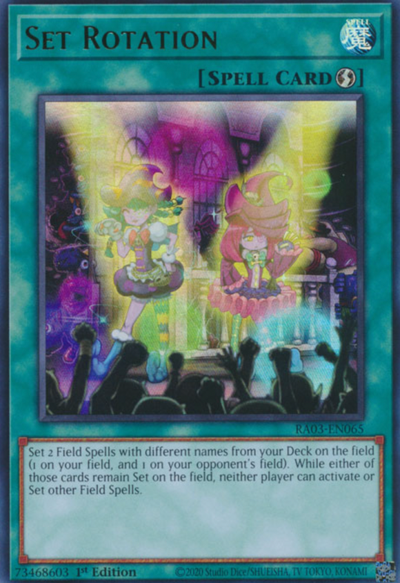 Set Rotation - RA03-EN065 - Ultra Rare 1st Edition