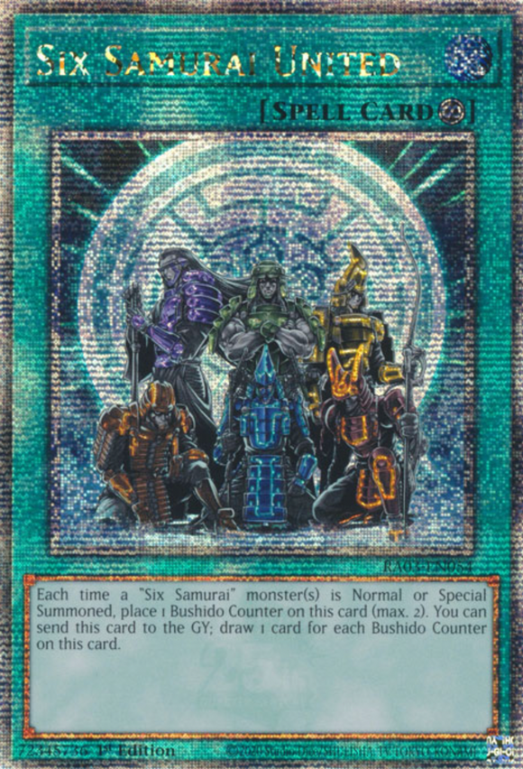 Six Samurai United - RA03-EN054 - Quarter Century Rare 1st Edition