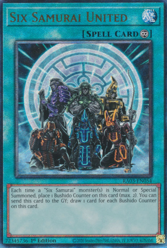 Six Samurai United - RA03-EN054 - Ultimate Rare 1st Edition