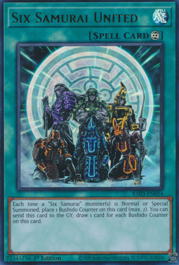 Six Samurai United - RA03-EN054 - Ultra Rare 1st Edition