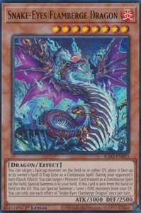 Snake-Eyes Flamberge Dragon - RA03-EN033 - Ultra Rare 1st Edition