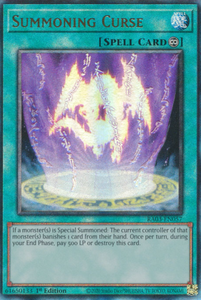 Summoning Curse - RA03-EN057 - Ultimate Rare 1st Edition