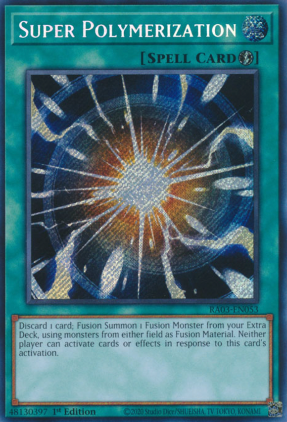 Super Polymerization - RA03-EN053 - Secret Rare 1st Edition