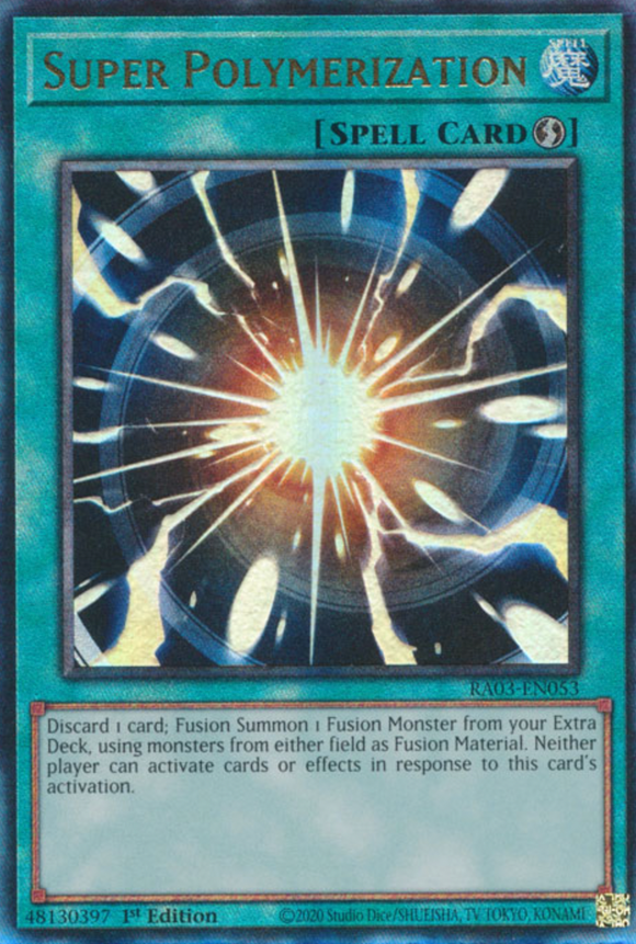Super Polymerization - RA03-EN053 - Ultimate Rare 1st Edition