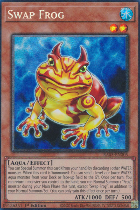 Swap Frog - RA03-EN005 - Collector's Rare 1st Edition