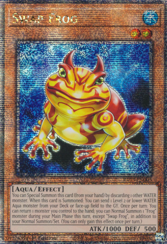 Swap Frog - RA03-EN005 - Quarter Century Rare 1st Edition