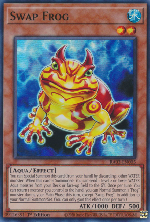 Swap Frog - RA03-EN005 - Super Rare 1st Edition