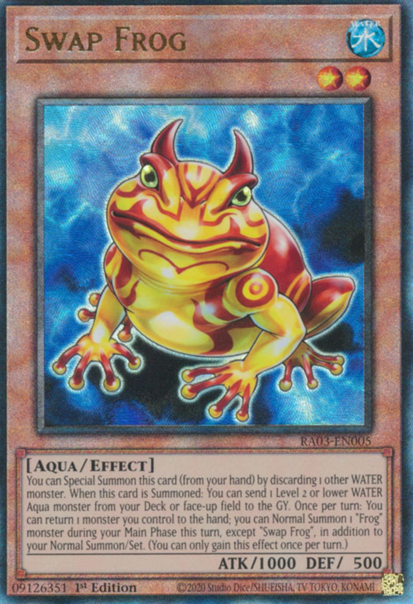 Swap Frog - RA03-EN005 - Ultimate Rare 1st Edition