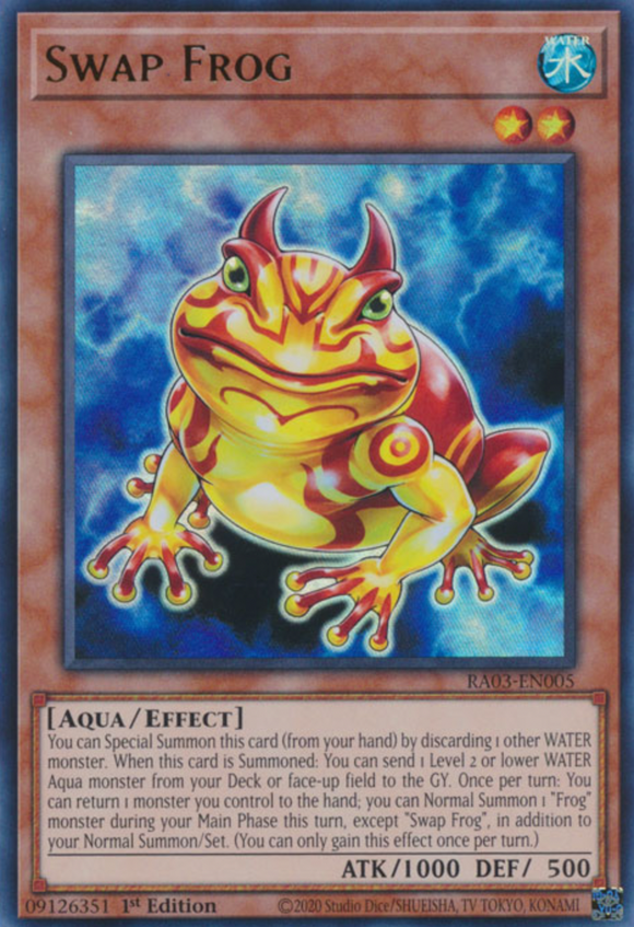 Swap Frog - RA03-EN005 - Ultra Rare 1st Edition