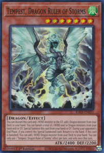 Tempest, Dragon Ruler of Storms - RA03-EN011 - Super Rare 1st Edition