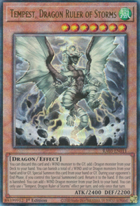 Tempest, Dragon Ruler of Storms - RA03-EN011 - Ultimate Rare 1st Edition