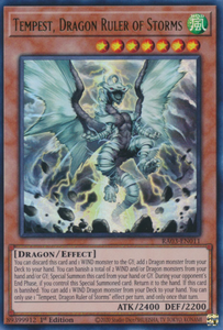 Tempest, Dragon Ruler of Storms - RA03-EN011 - Ultra Rare 1st Edition