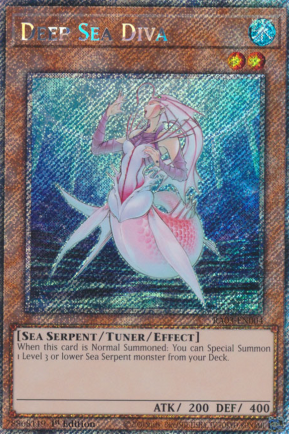 Deep Sea Diva - RA03-EN004 - Platinum Secret Rare 1st Edition