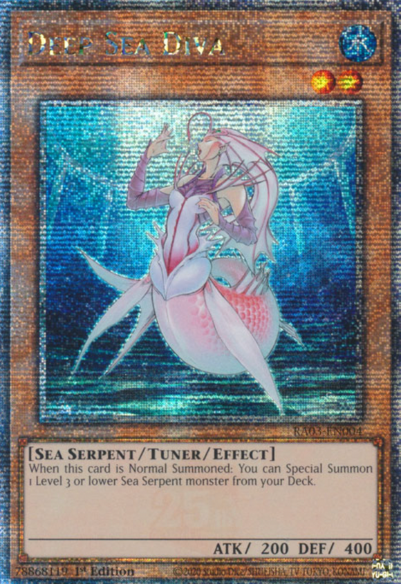 Deep Sea Diva - RA03-EN004 - Quarter Century Rare 1st Edition