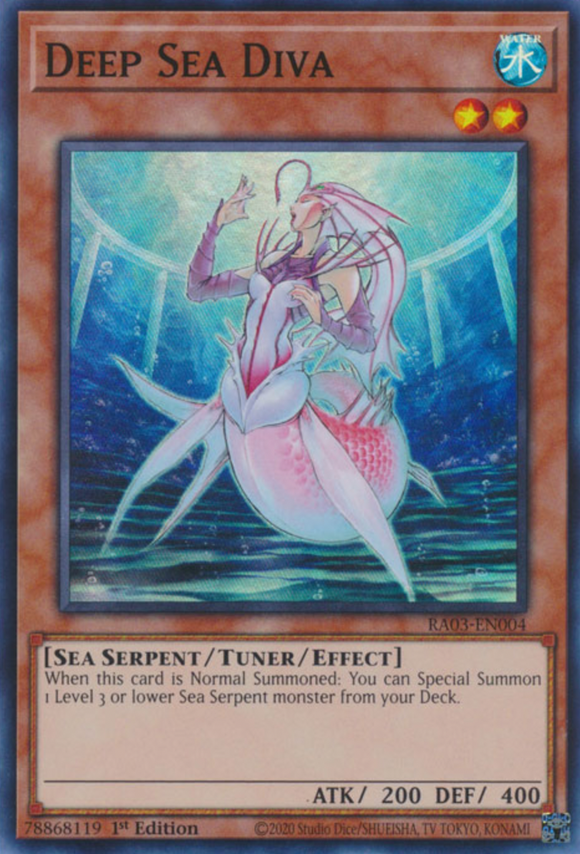 Deep Sea Diva - RA03-EN004 - Super Rare 1st Edition