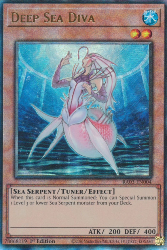Deep Sea Diva - RA03-EN004 - Ultimate Rare 1st Edition