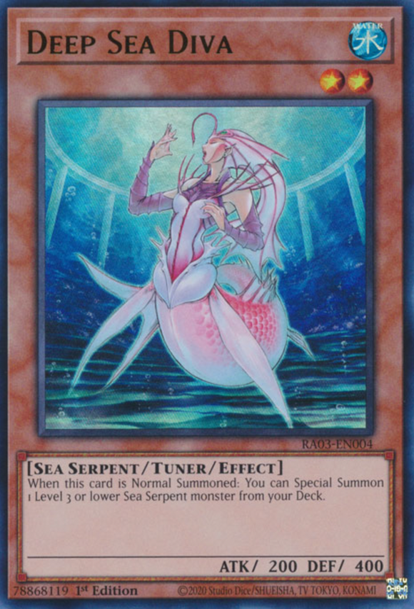 Deep Sea Diva - RA03-EN004 - Ultra Rare 1st Edition