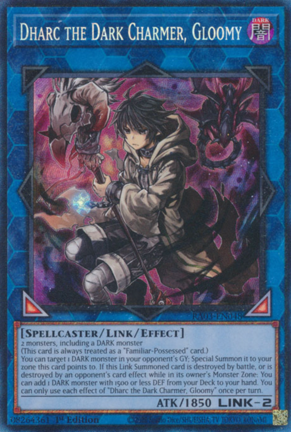 Dharc the Dark Charmer, Gloomy - RA03-EN048 - Collector's Rare 1st Edition