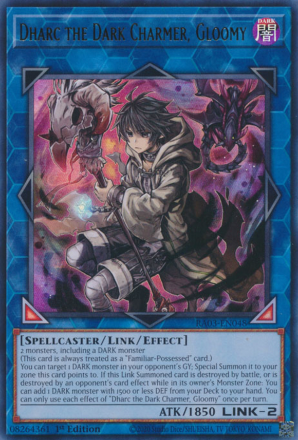 Dharc the Dark Charmer, Gloomy - RA03-EN048 - Ultra Rare 1st Edition