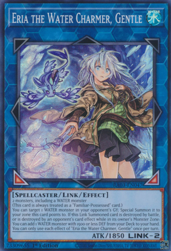Eria the Water Charmer, Gentle - RA03-EN047 - Super Rare 1st Edition