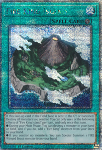 Fire King Island - RA03-EN059 - Quarter Century Rare 1st Edition