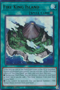 Fire King Island - RA03-EN059 - Ultra Rare 1st Edition