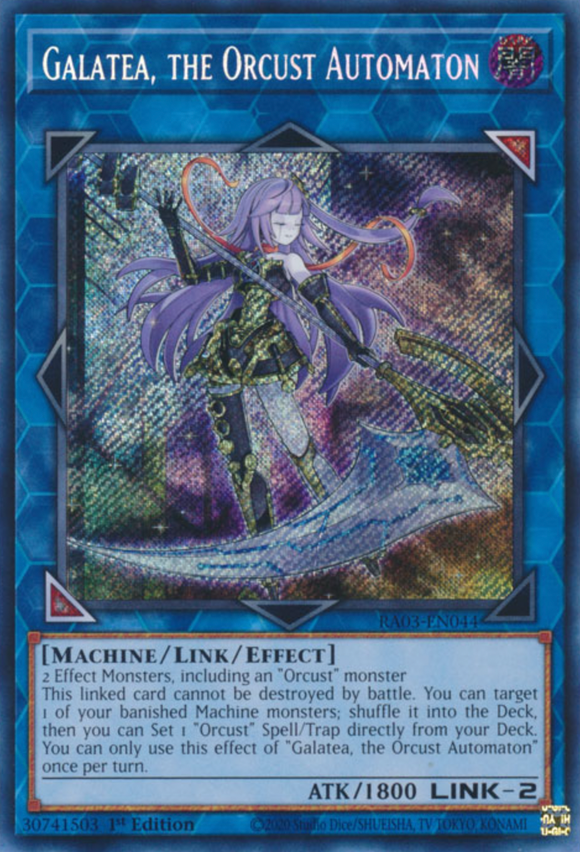 Galatea, the Orcust Automaton - RA03-EN044 - Secret Rare 1st Edition