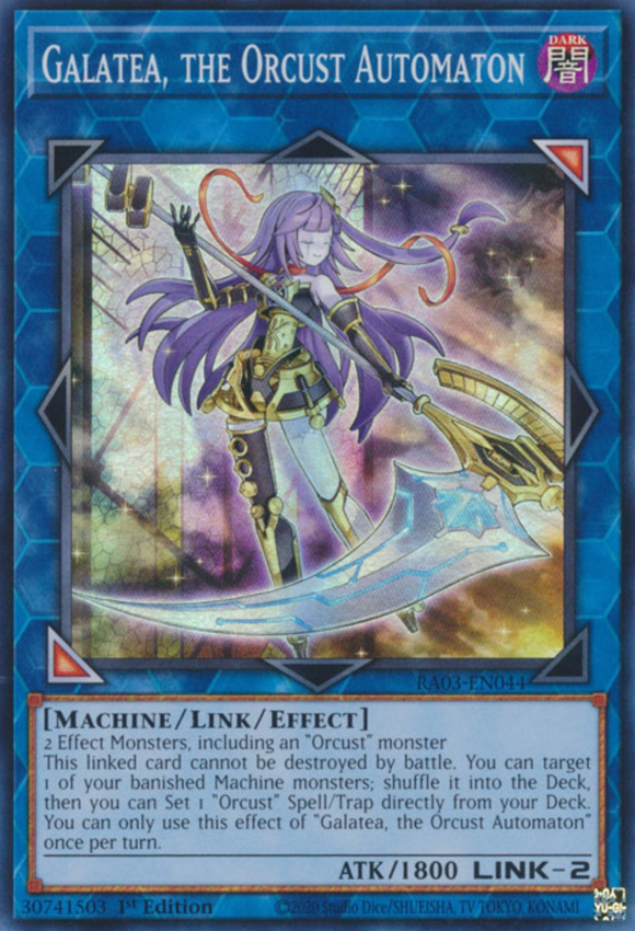 Galatea, the Orcust Automaton - RA03-EN044 - Super Rare 1st Edition