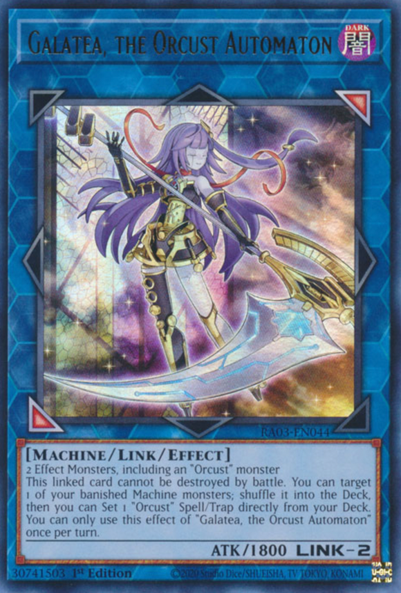 Galatea, the Orcust Automaton - RA03-EN044 - Ultra Rare 1st Edition