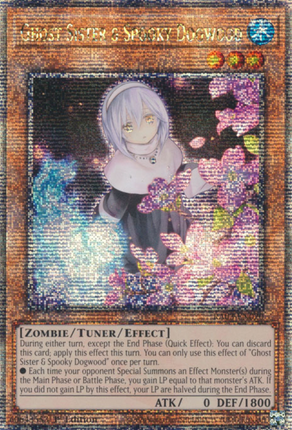 Ghost Sister & Spooky Dogwood (Alt. Art) - RA03-EN020 - Quarter Century Rare 1st Edition