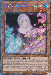 Ghost Sister & Spooky Dogwood (Alt. Art) - RA03-EN020 - Platinum Secret Rare 1st Edition