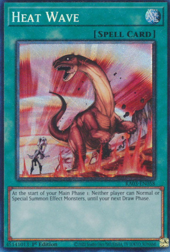 Heat Wave - RA03-EN058 - Collector's Rare 1st Edition