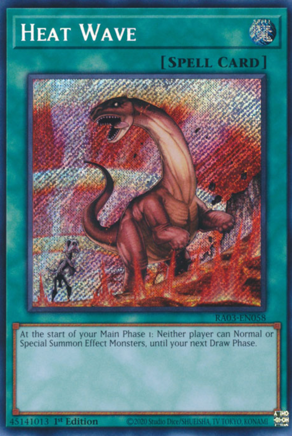 Heat Wave - RA03-EN058 - Secret Rare 1st Edition