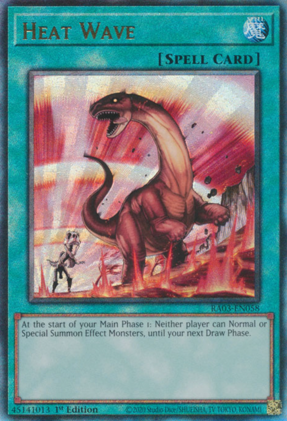 Heat Wave - RA03-EN058 - Ultimate Rare 1st Edition