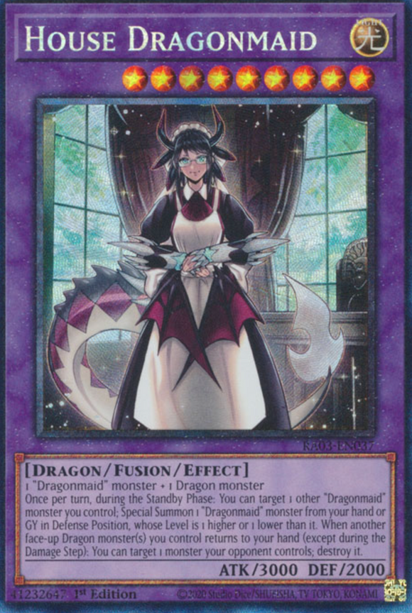 House Dragonmaid - RA03-EN037 - Collector's Rare 1st Edition