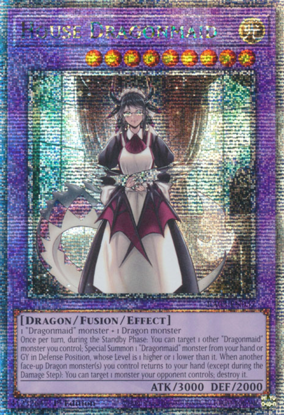 House Dragonmaid - RA03-EN037 - Quarter Century Rare 1st Edition