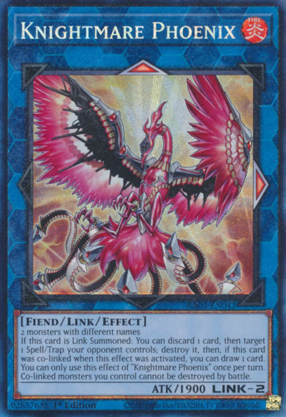 Knightmare Phoenix - RA03-EN042 - Collector's Rare 1st Edition