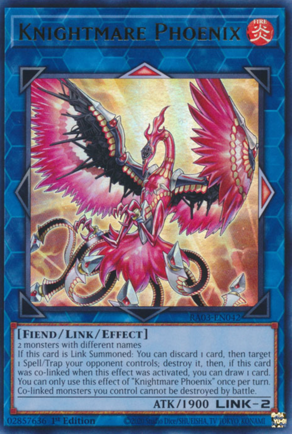 Knightmare Phoenix - RA03-EN042 - Ultra Rare 1st Edition